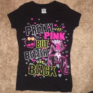Monster high girls tee